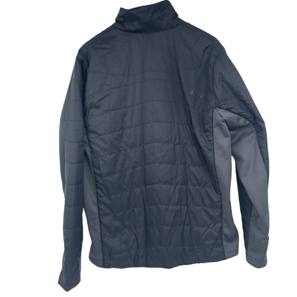 Spyder Men’s Size Large Peak Insulator puffer black jacket coat lightweight New - Picture 8 of 14